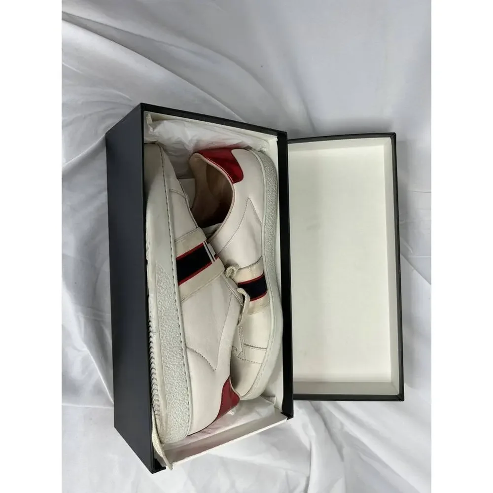 Gucci Elastic Aces Size 9.5 With Box and Dustbag SPB-JB 326653
